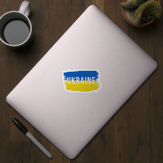 ukraine flag by olalshop